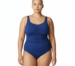 Maxine Royal Blue Swimsuit sz 14W